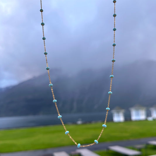 Turquoise Satellite Necklace