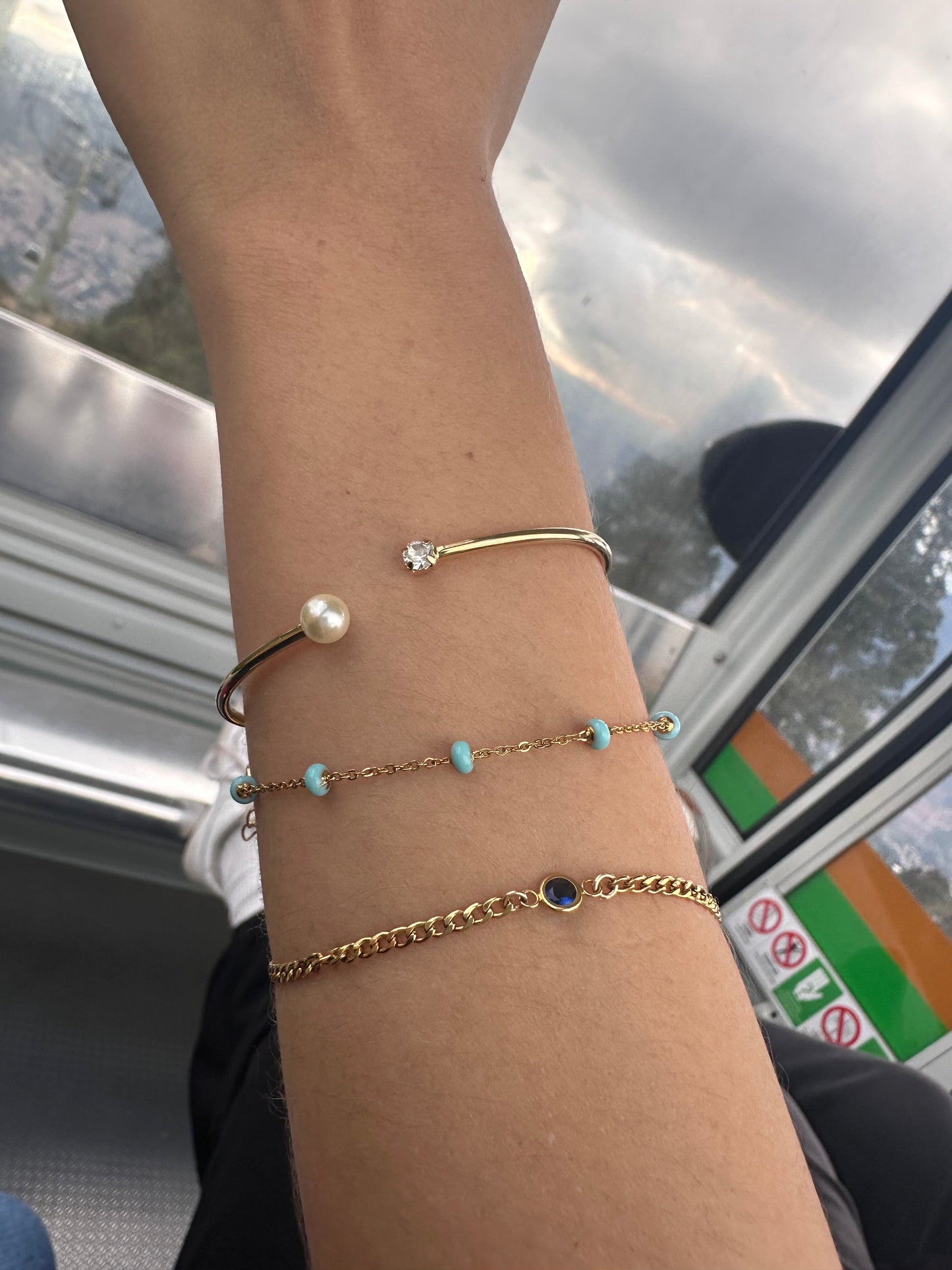 DRIP JEWELRY BRACELETS Turquoise Satellite Bracelet/ Anklet