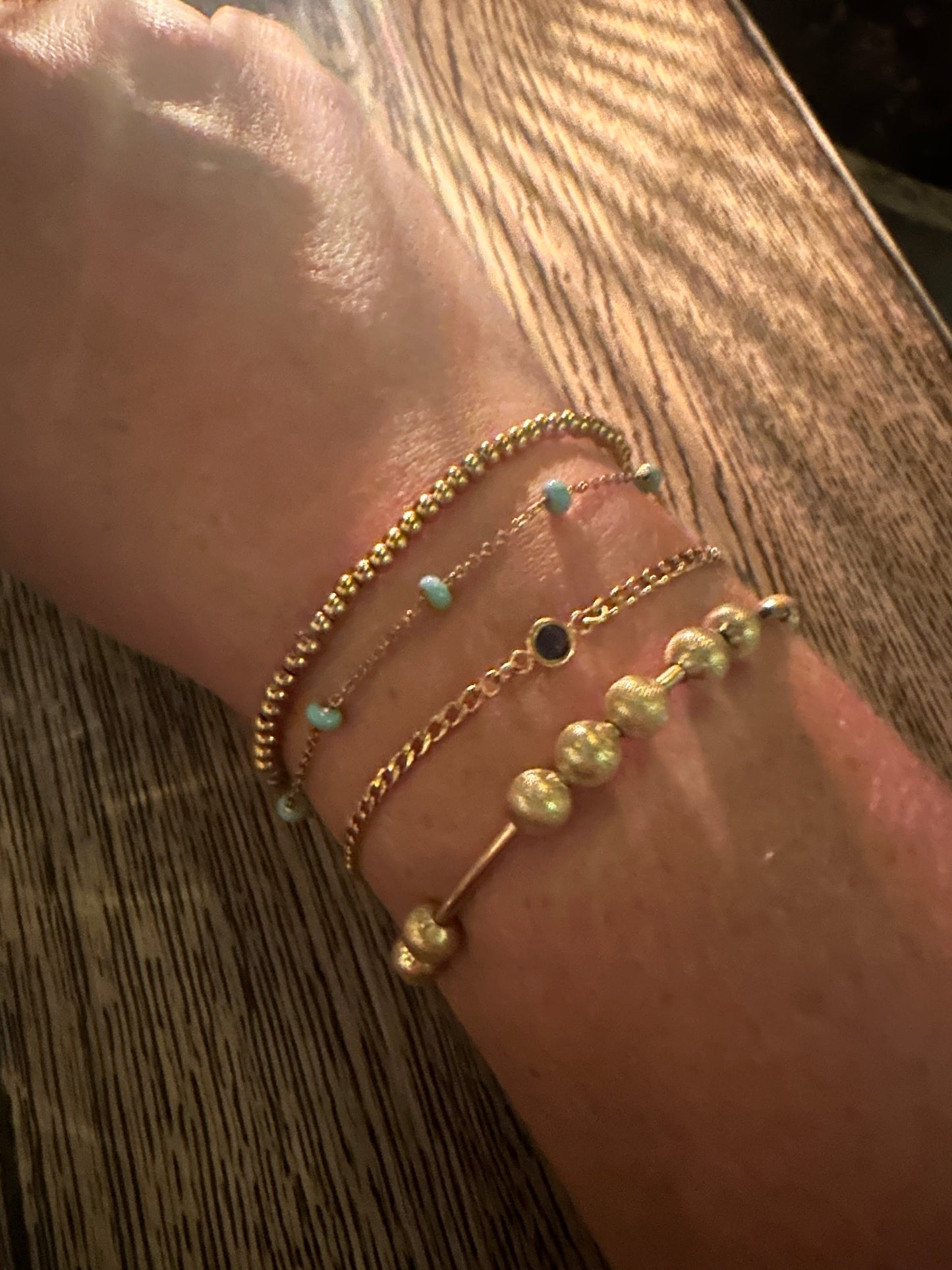 DRIP JEWELRY BRACELETS Turquoise Satellite Bracelet/ Anklet