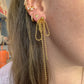 DRIP JEWELRY Earrings Double Baguette CUFF earring