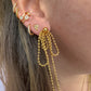 DRIP JEWELRY Earrings Double Baguette CUFF earring