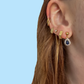 DRIP JEWELRY EARRINGS Lapis Drop