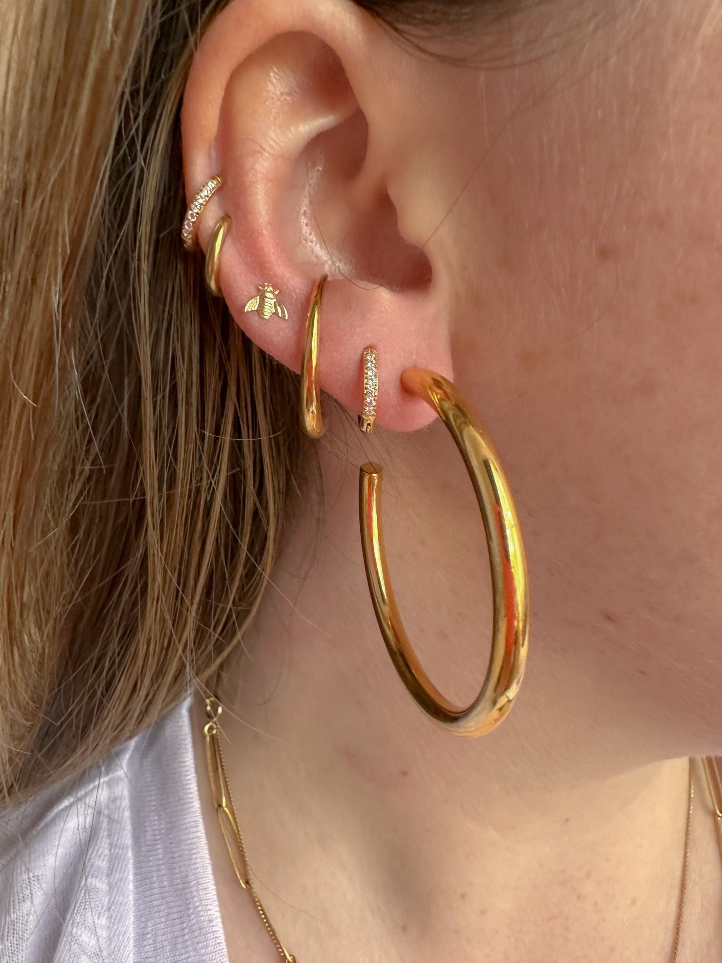 DRIP JEWELRY EARRINGS Lightweight Tube Earrings (3 sizes)