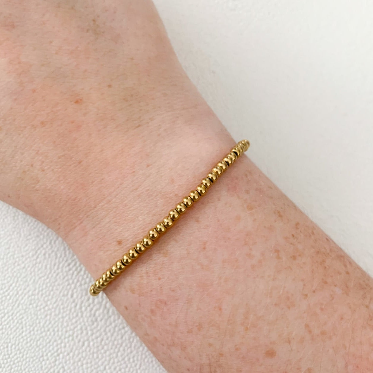 DRIP JEWELRY Gold Bead Bracelet