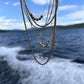 DRIP JEWELRY NECKLACES Gold-Filled Fidget Necklaces