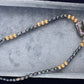 DRIP JEWELRY NECKLACES Gray Pearls and 14K GF Beads: one of a kind