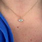 DRIP JEWELRY Opal Evil Eye Necklace