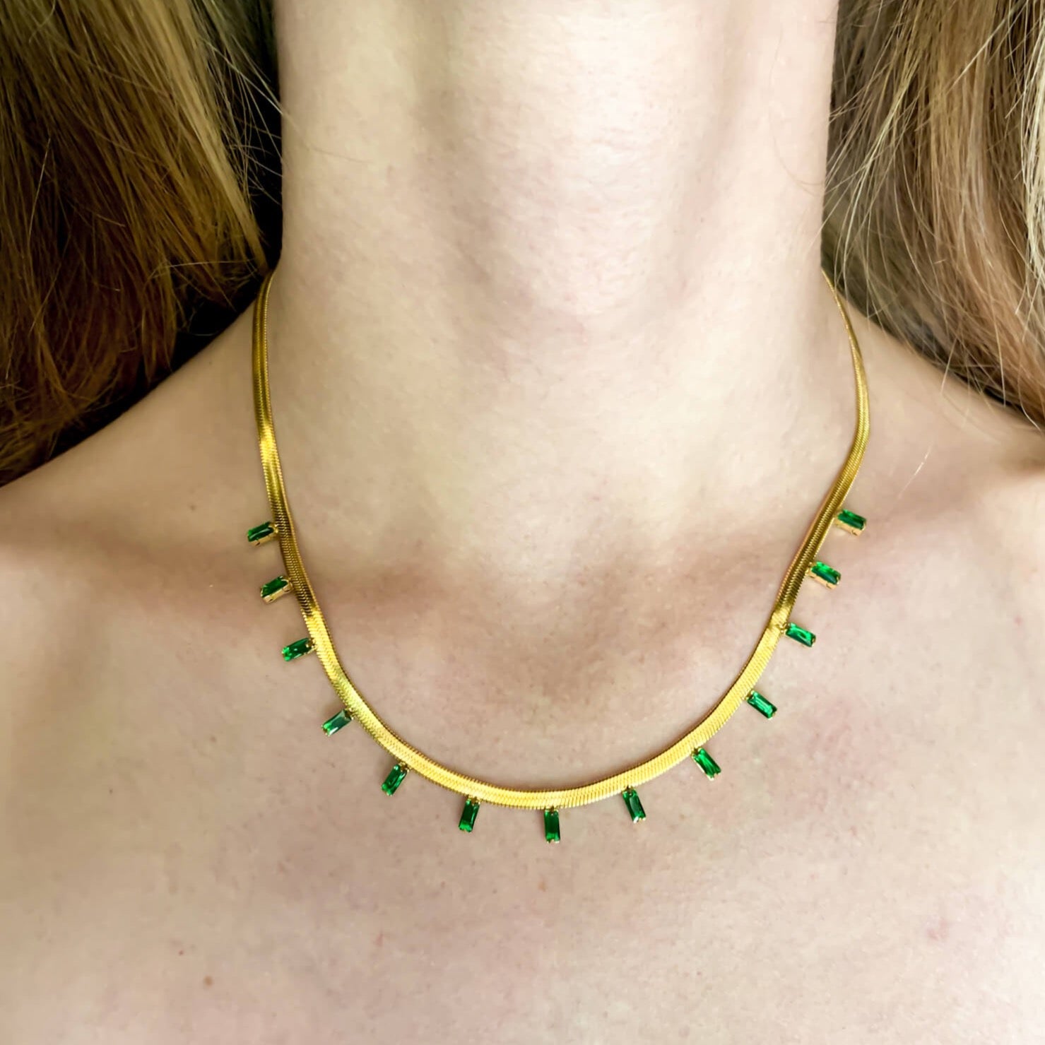 DRIP JEWELRY Cleopatra Herringbone