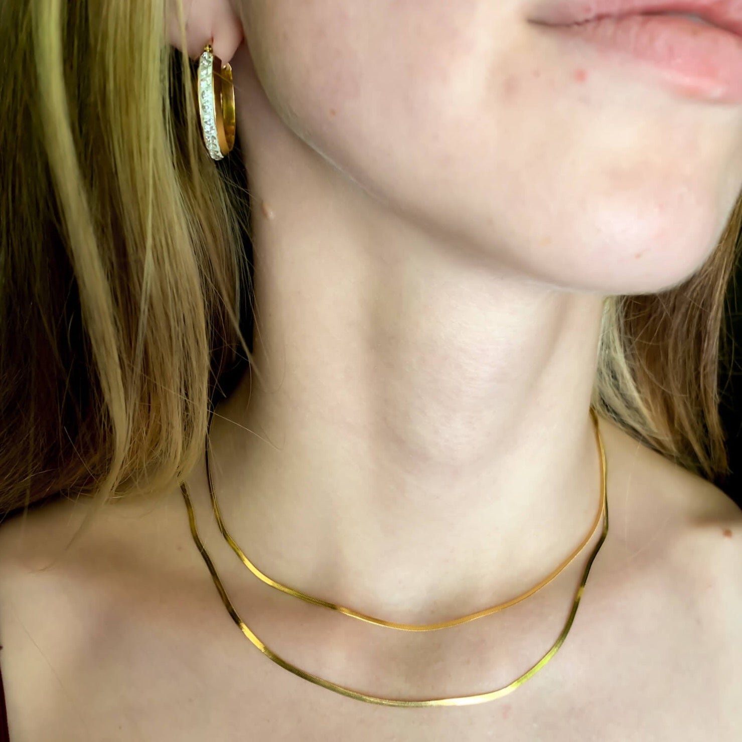 DRIP JEWELRY Double Herringbone