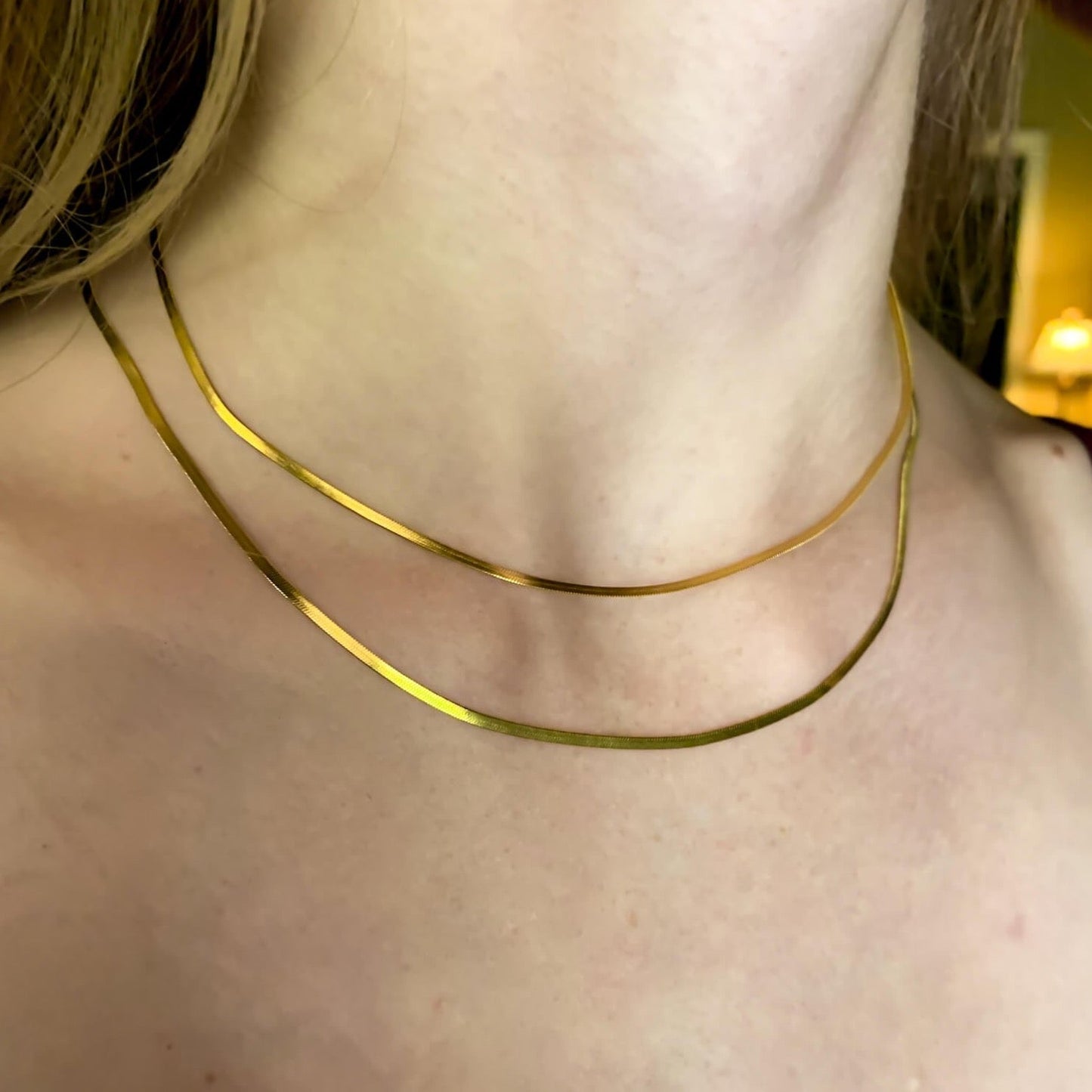 DRIP JEWELRY Double Herringbone