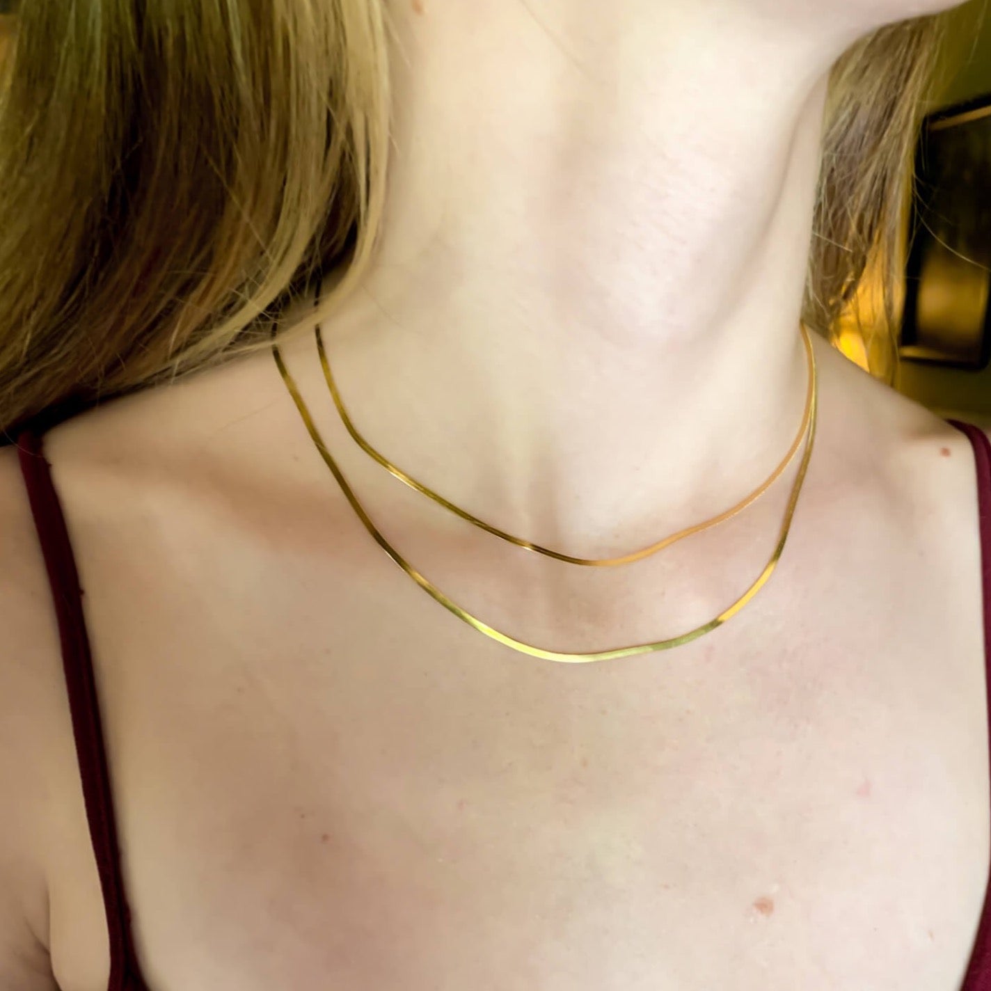 DRIP JEWELRY Double Herringbone