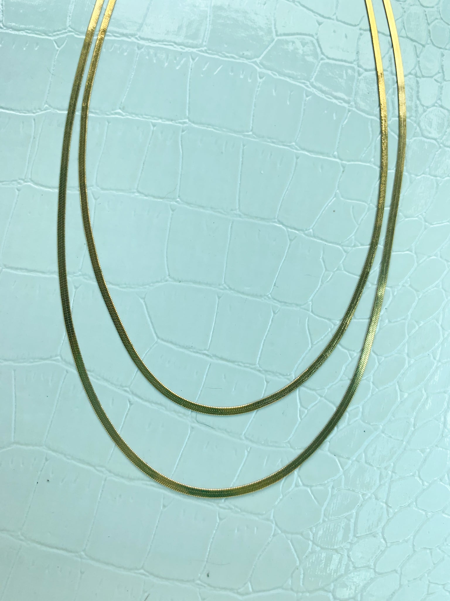 Drip Jewelry necklace Silky Smooth Herringbone (Single)