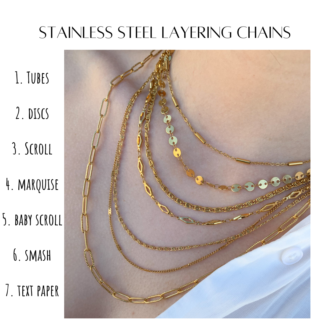 DRIP JEWELRY Necklaces NEW LAYERING CHAINS : added even more styles